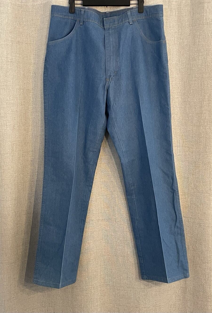 Vintage Wrangler Jeans Men's 40x32 Blue Made In USA Denim